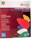 GE Energy Smart 50 Multicolor LED C-9 Holiday/Christmas Lights - 32.6ft String (Indoor/Outdoor) (1)