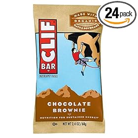 Clif Bar Energy Bar, Chocolate Brownie, 2.4-Ounce Bars, 12 Count (Pack of 2)