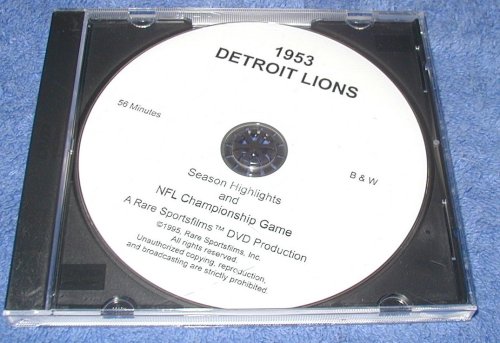 1953 Detroit Lions DVD