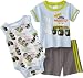 Cutie Pie BabyBoys Newborn 3 Pack Little Monster TShirt And Short Set