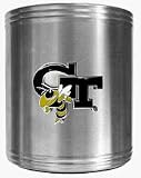 Georgia Tech Yellow Jackets Stainless Steel Can Cooler (Set of 4)