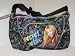 Disney Hannah Montana Black Secret Star Bag with Colrful Glittery Rainbow Trim