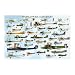 DELUXE WORLD WAR I WAR PLANES AIRCRAFT POSTER - CHART - LAMINATED - 38W x 26.75H inches