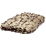 10ftx5ft Desert Camouflage Netting - Fire Retardant Camo Net