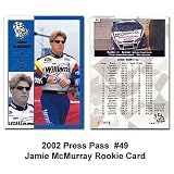 2002 Press Pass Jamie McMurray Rookie Card