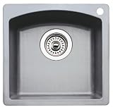 Blanco 440203 Blancodiamond Bar Sink Kitchen Sink, Metallic Gray