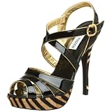 Steve Madden Womens Sweetee Platform Slingback,Leopard,8 M