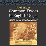 Common Errors in English Usage 2006 Daily Boxed Calendar