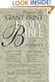 KJV Holy Bible Giant Print Reference, Personal Size Platinum Edition