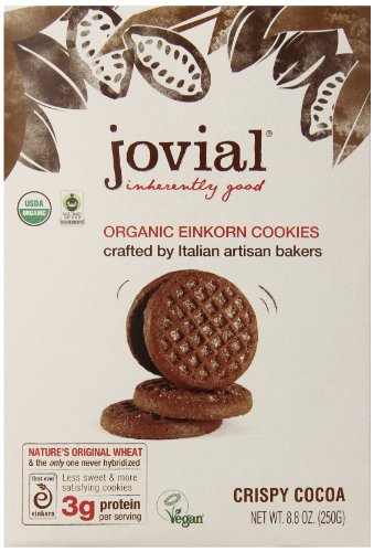 Jovial Organic Einkorn Cookies, Crispy Cocoa, 8.8 Ounce