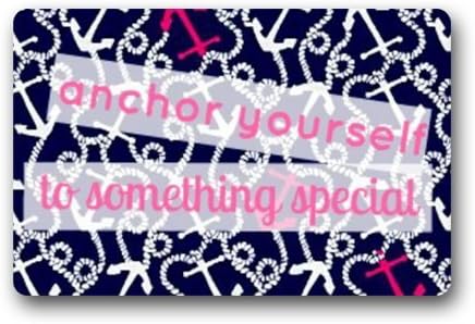 JIE Fans Audrey Hepburn Bubble Gum Custom Non Slip Indoor/Outdoor Welcome Door Mats Cover 23.6x15.7 inch