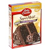 Betty Crocker Supermoist Cake Mix, Triple Chocolate Fudge, 18.4-Ounce Boxes (Pack of 12)