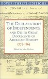The Declaration of Independence and Other Great Documents of American History (Dover Thrift Editions)