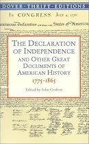 The Declaration of Independence and Other Great Documents of American History (Dover Thrift Editions)
