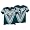 Eagles Liquid Blue NFL V-Dye Tee - Men's ( sz. L, Jade : Eagles )