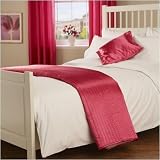 Passion Faux Silk Runner in Fuchsia