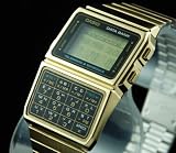 Casio Men's Gold Tone 50 Memory Calculator Databank Watch Model DBC-610G-1DF