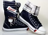 Leinenschuhe Sneakers Knöchel Schuhe Manga blau T1 Gr39