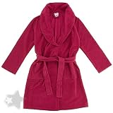 Fuchsia Microfleece Bath Robe for Women