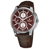 Maurice Lacroix Men's PT6188-SS001730 Pontos Pontos Chronograph Brown Strap Watch