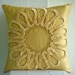 We All Blossom - Throw Pillow Covers - Silk Pillow Cover with Satin Ribbon Embroidery