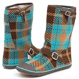 Sugar Graphic Boot 70s Plaid Mid-Calf Boots