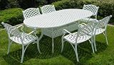 Dining Set - Cross 7 pcs Oval 42x84