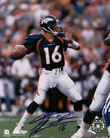 Jake Plummer Denver Broncos -Passing- 16x20 Autographed Photograph