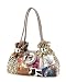 Grey Signature Patchwork Designer Inspired Handbag