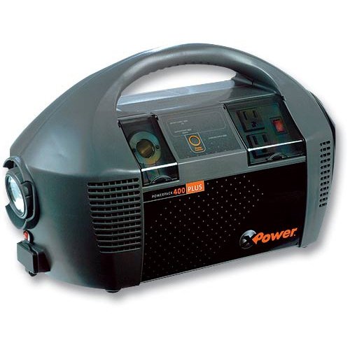 Xantrex PowerPack 400 AC/DC Rechargeable Battery Power Pack w/400 Watt Power Inverter & Compressor