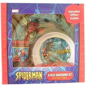 Spiderman 3pc Tableware Set in Gift Box
