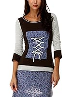 IAN MOSH Camiseta Manga Larga Chejov (Marrón / Azul)