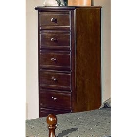 Dark Brown Six Drawer Lingerie Chest