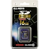 ALL-WAYS SD/SDHCカード16GB 容量16GBスピードクラス6(SD 2.0規格準拠) SDHC16-AWの画像