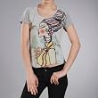 Jessie G. Women's Printed Scoop Neck Tee