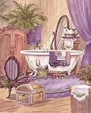 Victorian Bathroom I Art Poster PRINT Jerianne Van Dijk 8x10
