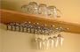 Paderno World Cuisine Chromed Steel Wall Mounted Glass Rack