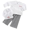 Big Save Baby Aspen Big Dreamzzz Baby Chef Layette Set with Gift Box, White, 0-6 Months