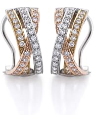 CleverEves 18Kt Gold 3 Color Earrings