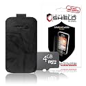 Invisible Shield Bundle f&uuml;r Samsung S5230 inkl. Gripis Ledertasche, 4GB Speicherkarte, Displayschutz