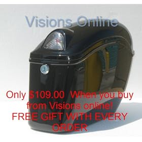 Motorcycle Saddle Bags Universal. Bags Comes with Clear Lenses Installed and Spare Amber Lenses for Your Convenience. 6 Feet Long Cable for Quick Installation & Free USB Car Adapter with Your Order.