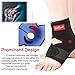 PrettyCare Ankle Brace ( New Design - Double Side Cushioning Pad ) Achilles Tendon Support Protector with Adjustable Wrap Band for Sport Protection & Pain Relief for Running Basketball for Men, Women