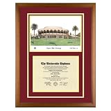 University of Arizona Diploma Frame with U of A Lithograph Art Print