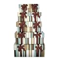 Axis/Imex Set of 5 Nesting Boxes - Turquoise/ Brown