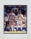 Cal Ripken Jr. and Don Mattingly Double Matted 8 X 10 Photograph (Unframed)