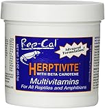 Rep-Cal SRP00300 Herptivite Multivitamin and Mineral Powder Reptile/Amphibian Supplement, 3.3-Ounce