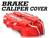 CHRYSLER 300 C RED BREMBO LOOK BRAKE CALIPER COVER KIT FRONT & REAR 4 PCS