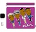 iTALKonline Tiny iDols OFFICIAL PURPLE BLACK "BOY BAND" Neoprene NoteBook Laptop Sleeve Cover Pouch Bag Wallet Upto 15.6" Inch For Apple MacBook Pro UniBody