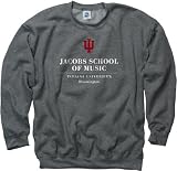 Indiana Hoosiers Dark Heather Jacobs School of Music Perennial II Crewneck Sweatshirt