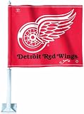 NHL Car Flag, Detroit Red Wings